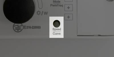 Speed/Curveボタン