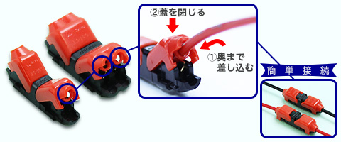 連結コネクタ使用方法