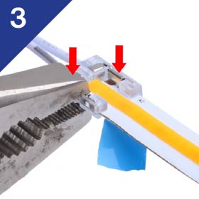 ラインテープコネクタの使用方法