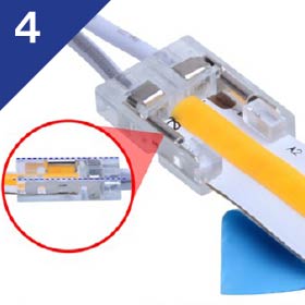 ラインテープコネクタの使用方法