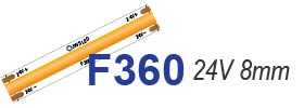 ラインテープF360 24V 8mm