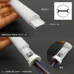LEDアルミフレーム LWJ2020 防水円柱型