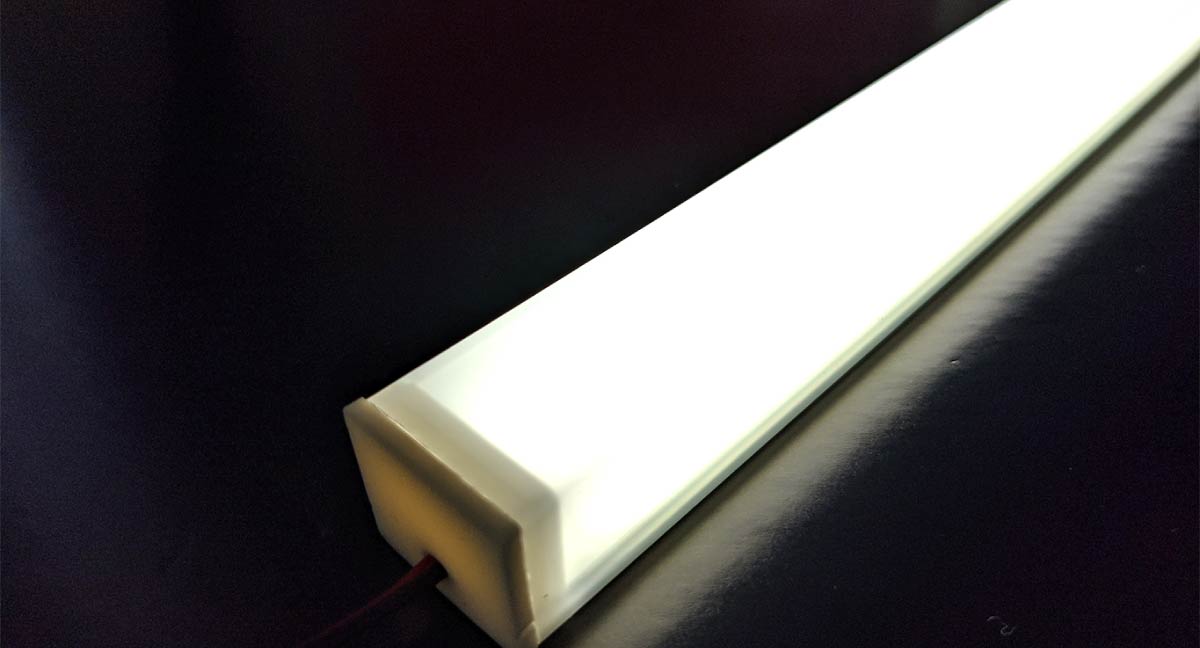 LEDラインテープを使用した発光
