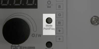 Mode/PwmFreqボタン
