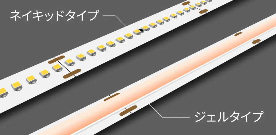 ネイキッドタイプVSジェルタイプ