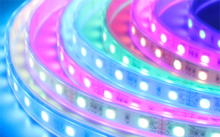 DC12V マジックRGB 60LEDs & 20ICs/m