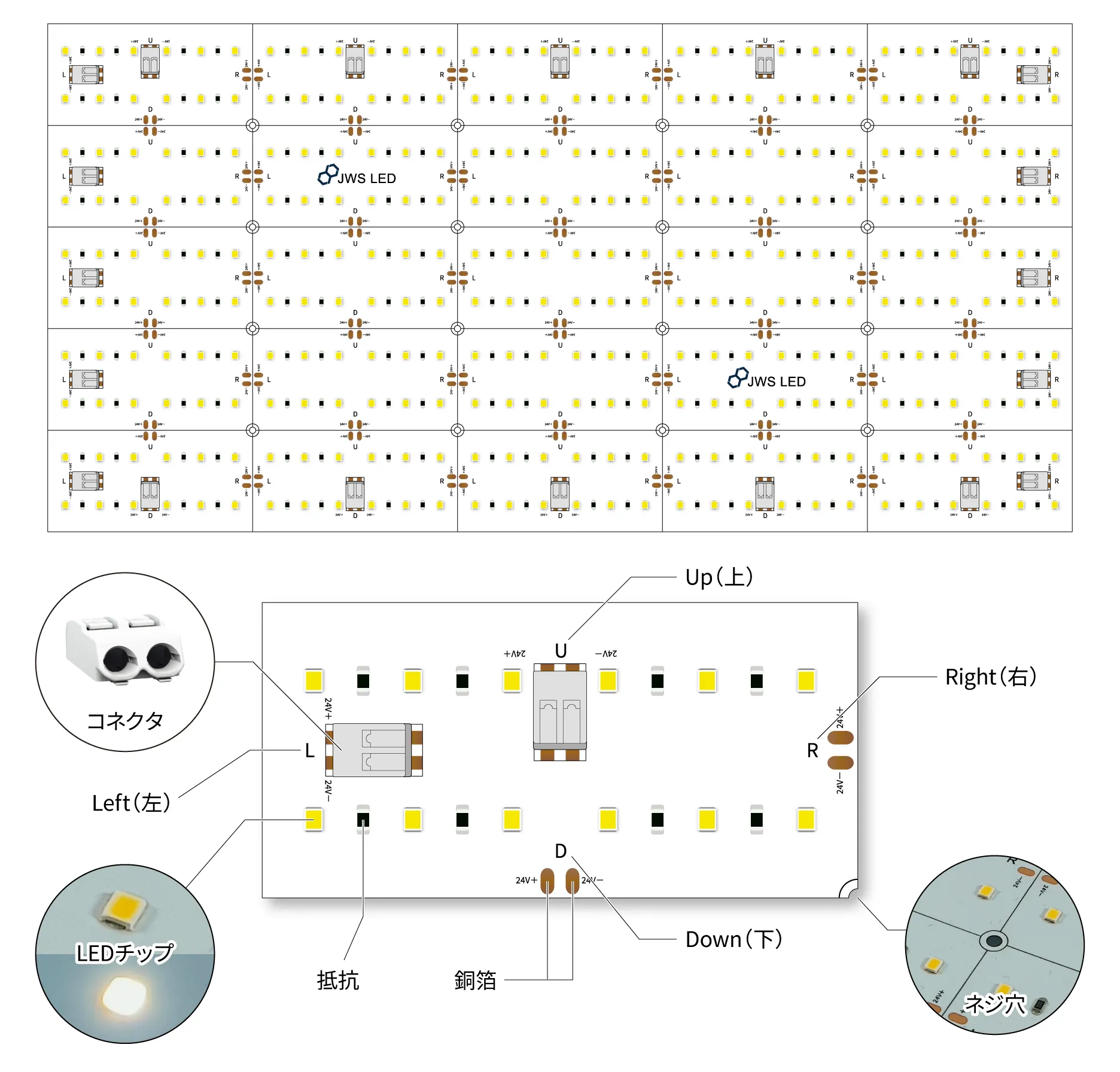 全体図（上）＆構造の詳細（下）