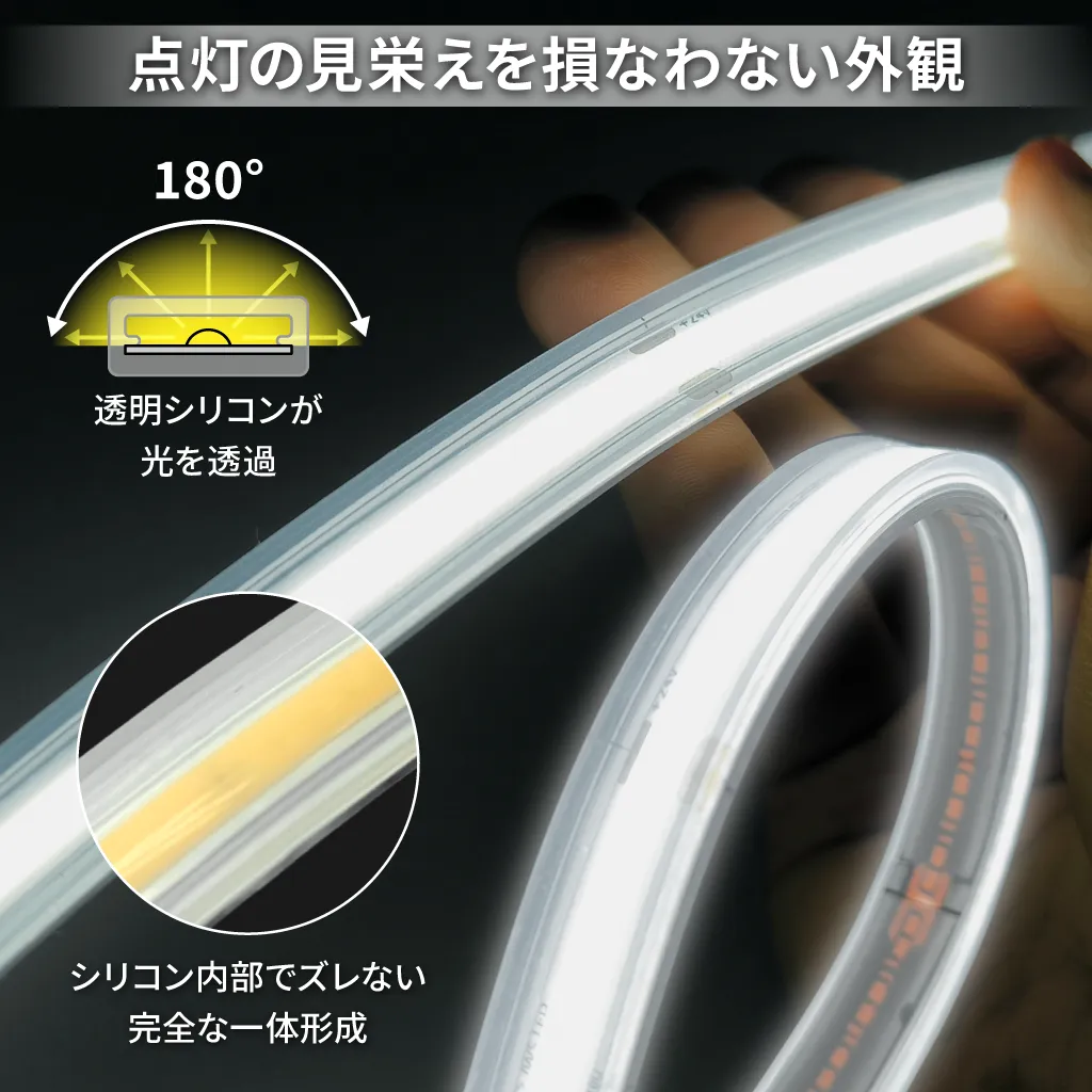 F360シリーズ 24V 高耐防水IP67 透明