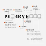 F480シリーズ側面発光