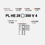 LEDシートライト 24V 単色型名