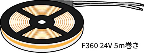 F360 24V 5m巻き