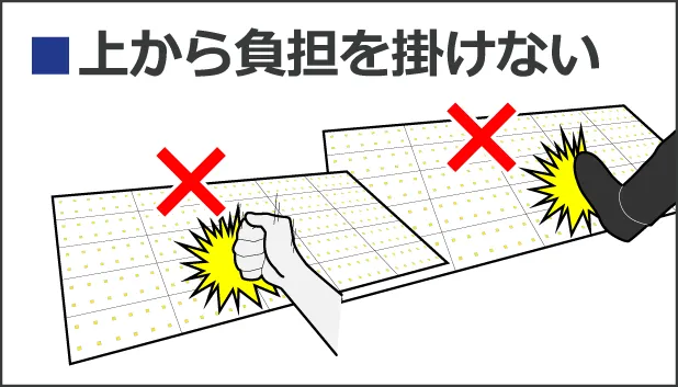 製品取扱い注意事項