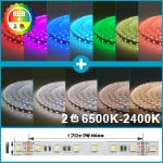 24V 5050シリーズ RGB+2色 60leds/m