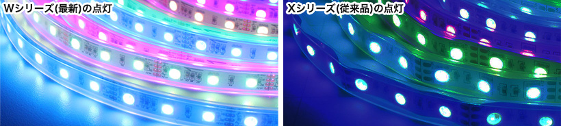 Wシリーズ(最新)とXシリーズ(従来品)の比較
